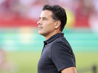 Miguel Angel Sanchez ''Michel'', head coach of Girona FC, during the La Liga EA Sports match between Sevilla FC and Girona CF at Nuevo Miran...