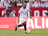 Marcos do Nascimento ''Marcao'' of Sevilla FC runs with the ball during the La Liga EA Sports match between Sevilla FC and Girona CF at Nuev...