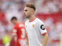 Peque Fernandez of Sevilla FC during the La Liga EA Sports match between Sevilla FC and Girona CF at Nuevo Mirandilla in Seville, Spain, on...