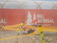 Mathias Fluckiger of Switzerland participates in the UCI Mountain Bike World Championships Men in Pal Arinsal, Andorra, on September 1, 2024...