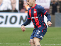 Matias Reali of San Lorenzo plays during the match between Platense and San Lorenzo as part of Liga Profesional 2024 at Estadio ''Ciudad de...