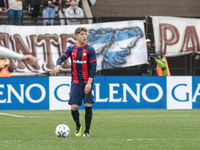 Santiago Sosa of San Lorenzo plays during the match between Platense and San Lorenzo as part of Liga Profesional 2024 at Estadio ''Ciudad de...