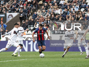 Alexis Cuello of San Lorenzo plays during the match between Platense and San Lorenzo as part of Liga Profesional 2024 at Estadio ''Ciudad de...