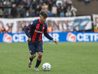 Matias Reali of San Lorenzo plays during the match between Platense and San Lorenzo as part of Liga Profesional 2024 at Estadio ''Ciudad de...