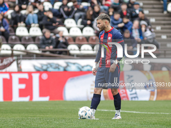 Ivan Leguizamon of San Lorenzo is in action during the match between Platense and San Lorenzo as part of Liga Profesional 2024 at Estadio ''...