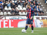 Ivan Leguizamon of San Lorenzo is in action during the match between Platense and San Lorenzo as part of Liga Profesional 2024 at Estadio ''...