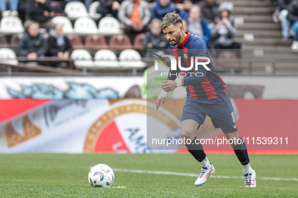 Ivan Leguizamon of San Lorenzo is in action during the match between Platense and San Lorenzo as part of Liga Profesional 2024 at Estadio ''...