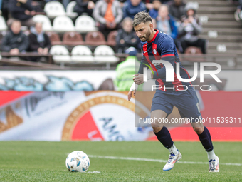 Ivan Leguizamon of San Lorenzo is in action during the match between Platense and San Lorenzo as part of Liga Profesional 2024 at Estadio ''...