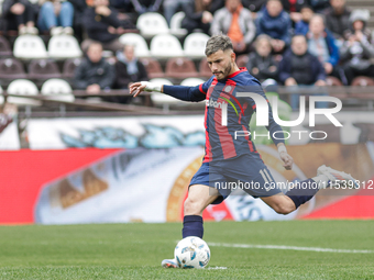 Ivan Leguizamon of San Lorenzo is in action during the match between Platense and San Lorenzo as part of Liga Profesional 2024 at Estadio ''...