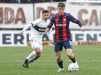 Nicolas Tripichio of San Lorenzo plays during the match between Platense and San Lorenzo as part of Liga Profesional 2024 at Estadio ''Ciuda...