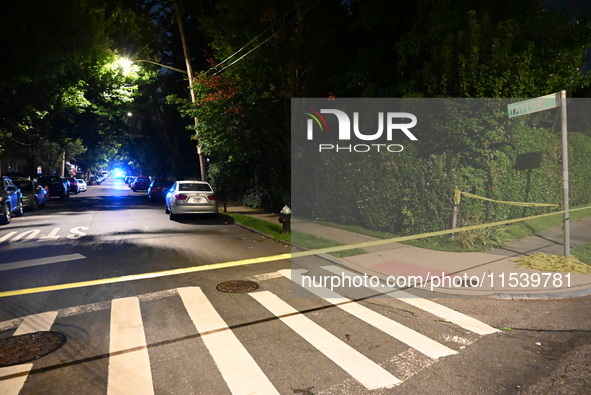 A 62-year-old male is shot on Taylor Street in Staten Island, New York, United States, on September 1, 2024. On Sunday evening on Taylor Str...