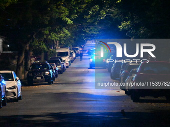 A 62-year-old male is shot on Taylor Street in Staten Island, New York, United States, on September 1, 2024. On Sunday evening on Taylor Str...