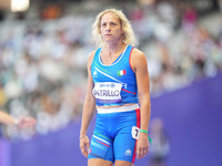 Valentina Petrillo of Italy in action in Women's 400m - T12 Round 1 during the Paris 2024 Paralympic Games at Stade de France on September 2...