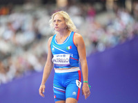 Valentina Petrillo of Italy in action in Women's 400m - T12 Round 1 during the Paris 2024 Paralympic Games at Stade de France on September 2...