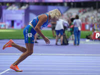 Valentina Petrillo of Italy in action in Women's 400m - T12 Round 1 during the Paris 2024 Paralympic Games at Stade de France on September 2...