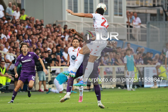 Pablo Mari of AC Monza during the Italian Serie A football match between ACF Fiorentina and AC Monza in Florence, Italy, on September 1, 202...