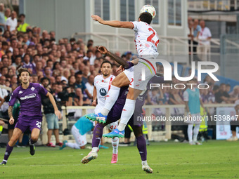 Pablo Mari of AC Monza during the Italian Serie A football match between ACF Fiorentina and AC Monza in Florence, Italy, on September 1, 202...