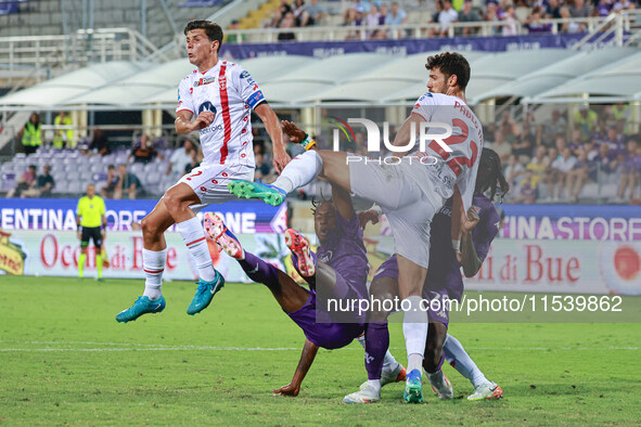 Pablo Mari of AC Monza during the Italian Serie A football match between ACF Fiorentina and AC Monza in Florence, Italy, on September 1, 202...