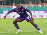 Moise Kean of ACF Fiorentina during the Italian Serie A football match between ACF Fiorentina and A.C. Monza in Florence, Italy, on Septembe...