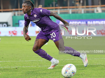 Moise Kean of ACF Fiorentina during the Italian Serie A football match between ACF Fiorentina and A.C. Monza in Florence, Italy, on Septembe...