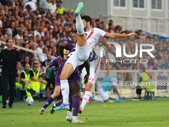 Pablo Mari of AC Monza during the Italian Serie A football match between ACF Fiorentina and AC Monza in Florence, Italy, on September 1, 202...