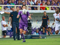 Cataldi of ACF Fiorentina controls the ball during the Italian Serie A football match between ACF Fiorentina and A.C. Monza in Florence, Ita...