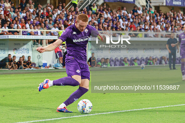 The Italian Serie A football match between ACF Fiorentina and A.C. Monza takes place in Florence, Italy, on September 1, 2024, at the Artemi...