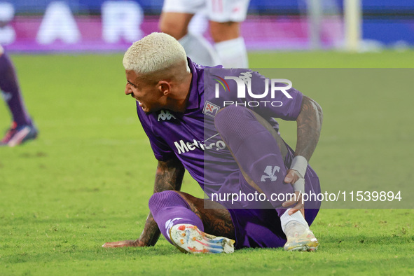 Domilson Cordeiro Dos Santos Dodo of ACF Fiorentina during the Italian Serie A football match between ACF Fiorentina and A.C. Monza in Flore...