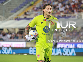 Stefano Turati of AC Monza during the Italian Serie A football match between ACF Fiorentina and AC Monza in Florence, Italy, on September 1,...