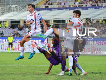 Pablo Mari of AC Monza during the Italian Serie A football match between ACF Fiorentina and AC Monza in Florence, Italy, on September 1, 202...