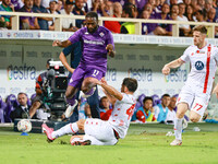 Jonathan Ikone of ACF Fiorentina during the Italian Serie A football match between ACF Fiorentina and A.C. Monza in Florence, Italy, on Sept...