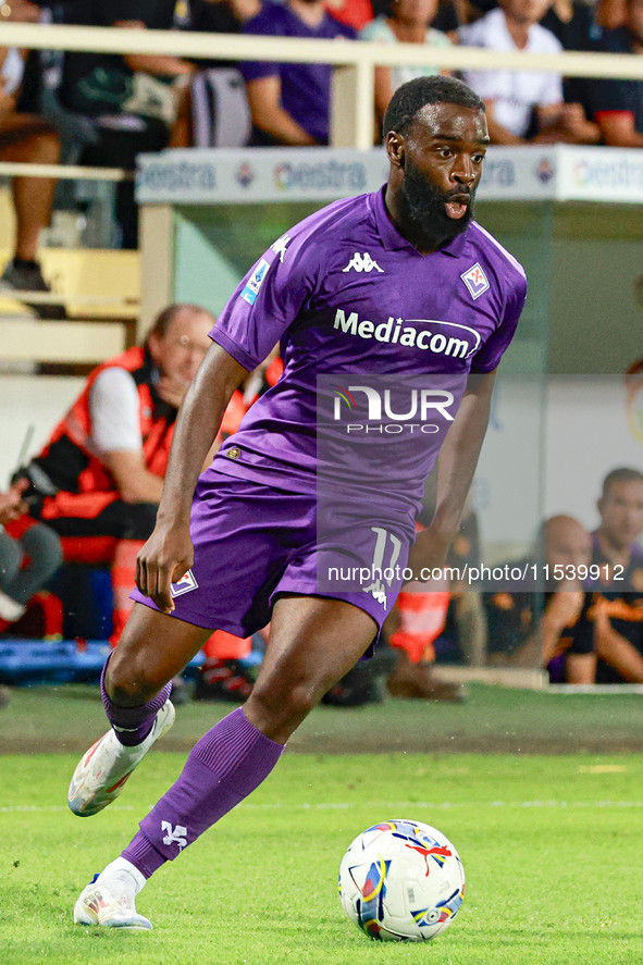 Jonathan Ikone of ACF Fiorentina during the Italian Serie A football match between ACF Fiorentina and A.C. Monza in Florence, Italy, on Sept...