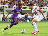 Jonathan Ikone of ACF Fiorentina during the Italian Serie A football match between ACF Fiorentina and A.C. Monza in Florence, Italy, on Sept...