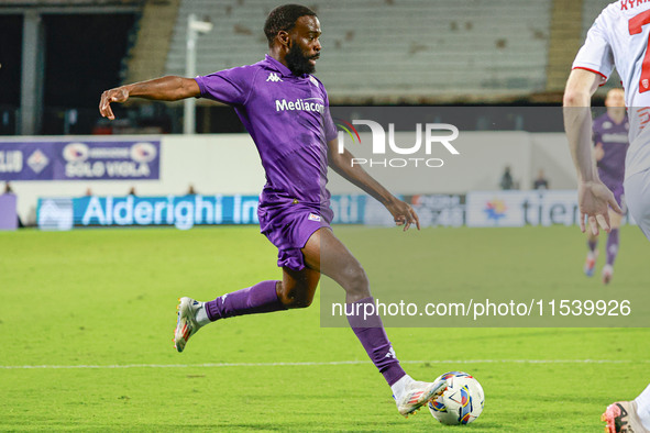 Jonathan Ikone of ACF Fiorentina during the Italian Serie A football match between ACF Fiorentina and A.C. Monza in Florence, Italy, on Sept...