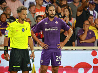 Yacine Adli of ACF Fiorentina during the Italian Serie A football match between ACF Fiorentina and A.C. Monza in Florence, Italy, on Septemb...