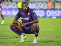 Moise Kean of ACF Fiorentina during the Italian Serie A football match between ACF Fiorentina and A.C. Monza in Florence, Italy, on Septembe...