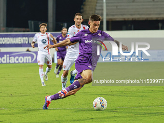 Lucas Martinez Quarta of ACF Fiorentina during the Italian Serie A football match between ACF Fiorentina and A.C. Monza in Florence, Italy,...