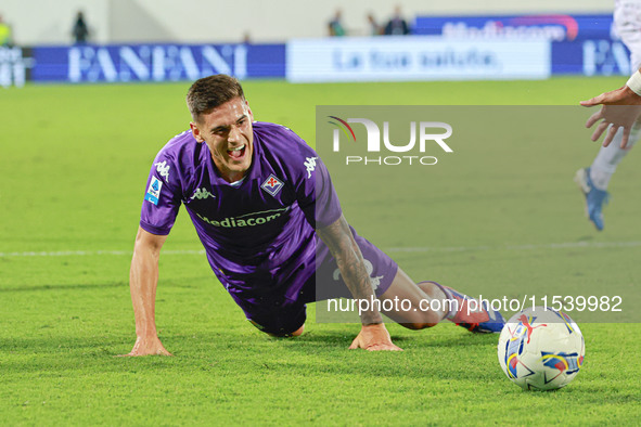 Lucas Martinez Quarta of ACF Fiorentina during the Italian Serie A football match between ACF Fiorentina and A.C. Monza in Florence, Italy,...