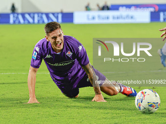 Lucas Martinez Quarta of ACF Fiorentina during the Italian Serie A football match between ACF Fiorentina and A.C. Monza in Florence, Italy,...