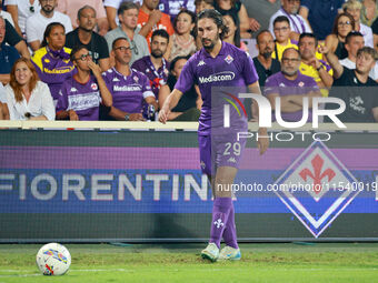 Yacine Adli of ACF Fiorentina during the Italian Serie A football match between ACF Fiorentina and A.C. Monza in Florence, Italy, on Septemb...