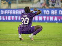 Moise Kean of ACF Fiorentina during the Italian Serie A football match between ACF Fiorentina and A.C. Monza in Florence, Italy, on Septembe...