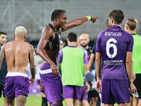 Christian Kouame of ACF Fiorentina during the Italian Serie A football match between ACF Fiorentina and A.C. Monza in Florence, Italy, on Se...