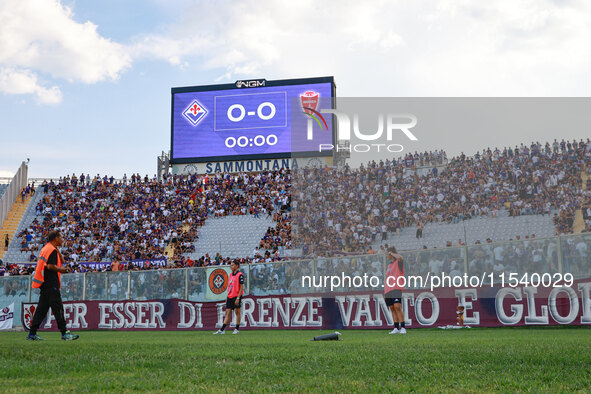 General view inside the Artemio Franchi stadium during the Italian Serie A football match between ACF Fiorentina and A.C. Monza in Florence,...