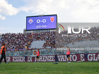 General view inside the Artemio Franchi stadium during the Italian Serie A football match between ACF Fiorentina and A.C. Monza in Florence,...