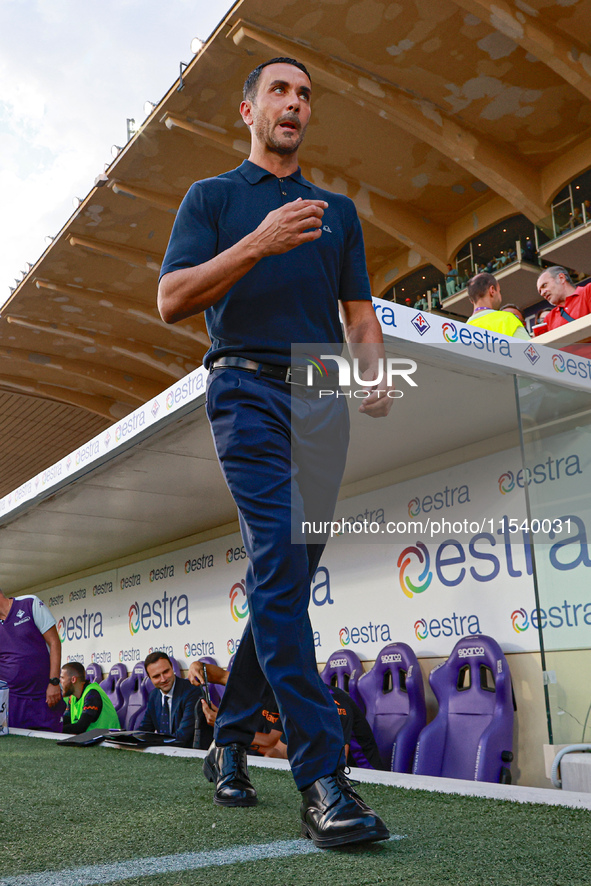 Head Coach Raffaele Palladino of ACF Fiorentina during the Italian Serie A football match between ACF Fiorentina and A.C. Monza in Florence,...