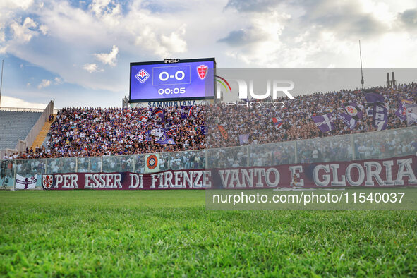 General view inside the Artemio Franchi stadium during the Italian Serie A football match between ACF Fiorentina and A.C. Monza in Florence,...