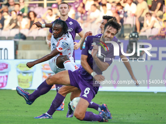 Luca Ranieri of ACF Fiorentina during the Italian Serie A football match between ACF Fiorentina and A.C. Monza in Florence, Italy, on Septem...