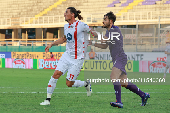 Luca Ranieri of ACF Fiorentina during the Italian Serie A football match between ACF Fiorentina and A.C. Monza in Florence, Italy, on Septem...