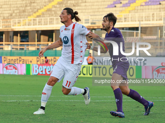 Luca Ranieri of ACF Fiorentina during the Italian Serie A football match between ACF Fiorentina and A.C. Monza in Florence, Italy, on Septem...