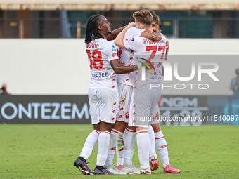 The Italian Serie A football match between ACF Fiorentina and A.C. Monza takes place in Florence, Italy, on September 1, 2024, at the Artemi...